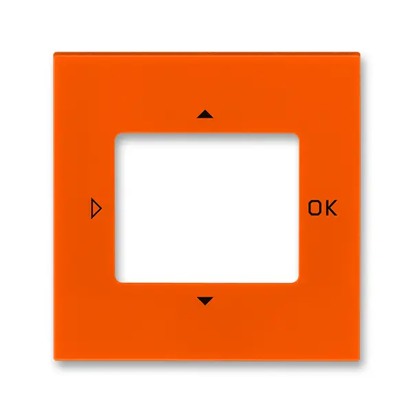 3299H-A40100 66  Kryt ovladače časovacího, s otvorem pro displej, oranžová